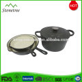 Die-casting Iron Cookware Frying Grill Pan Set